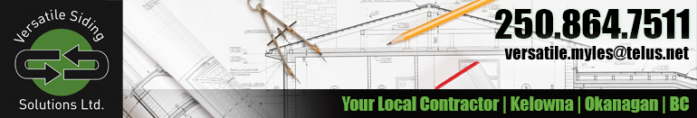 Home Contractors Kelowna - Versatile Siding Solutions Ltd.   Logo
